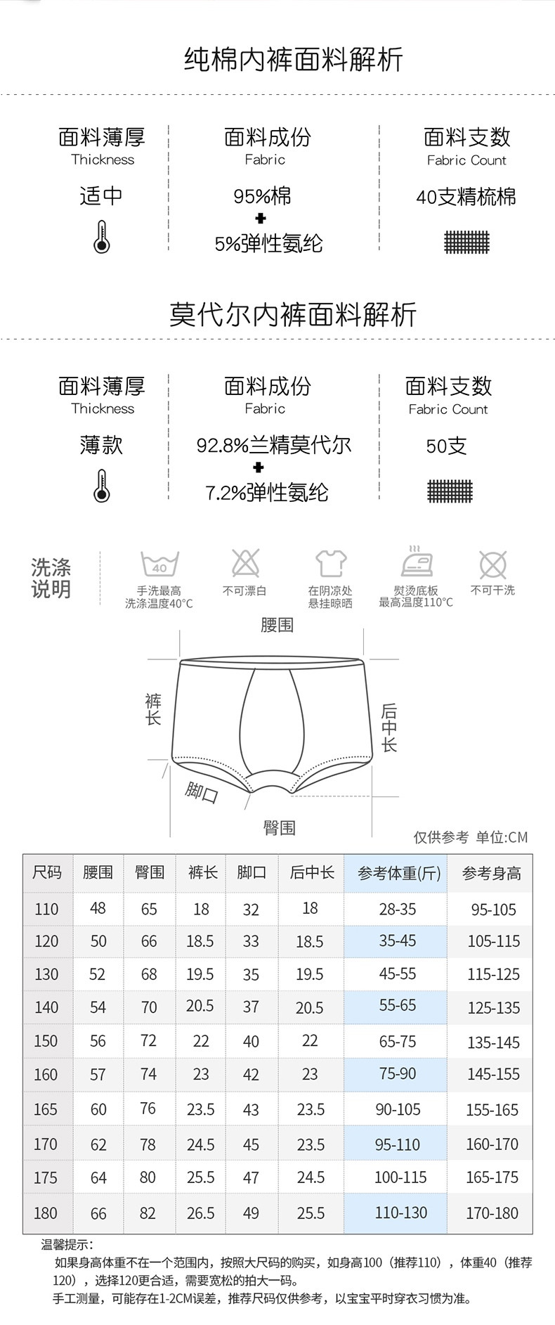 恒源祥 女童纯棉平角内裤三条装精梳棉