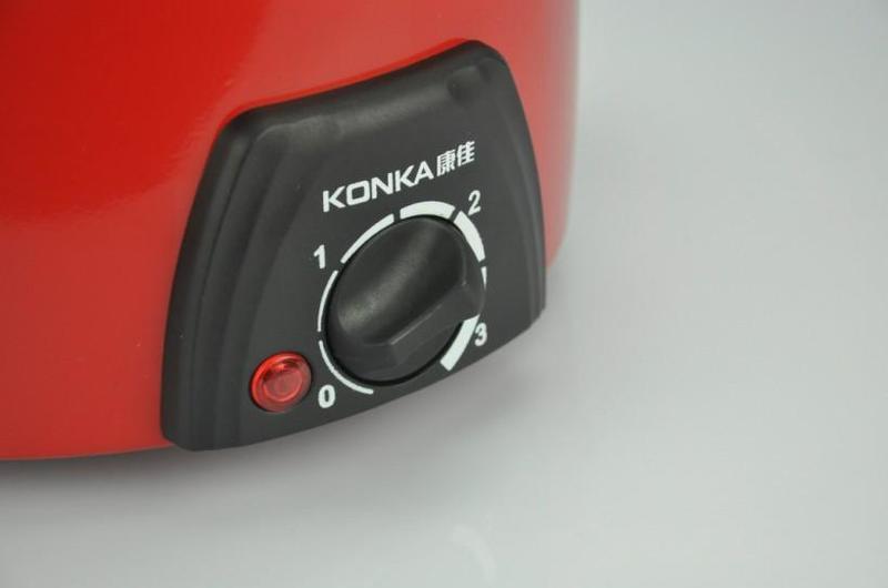 康佳（KONKA）珍品红 HG561AA 电火锅 电热锅