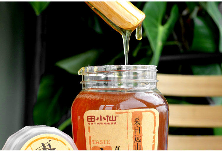 田小仙 蜂蜜500g 枣花蜜 无添加原生态纯天然不浓缩 成熟分离蜜
