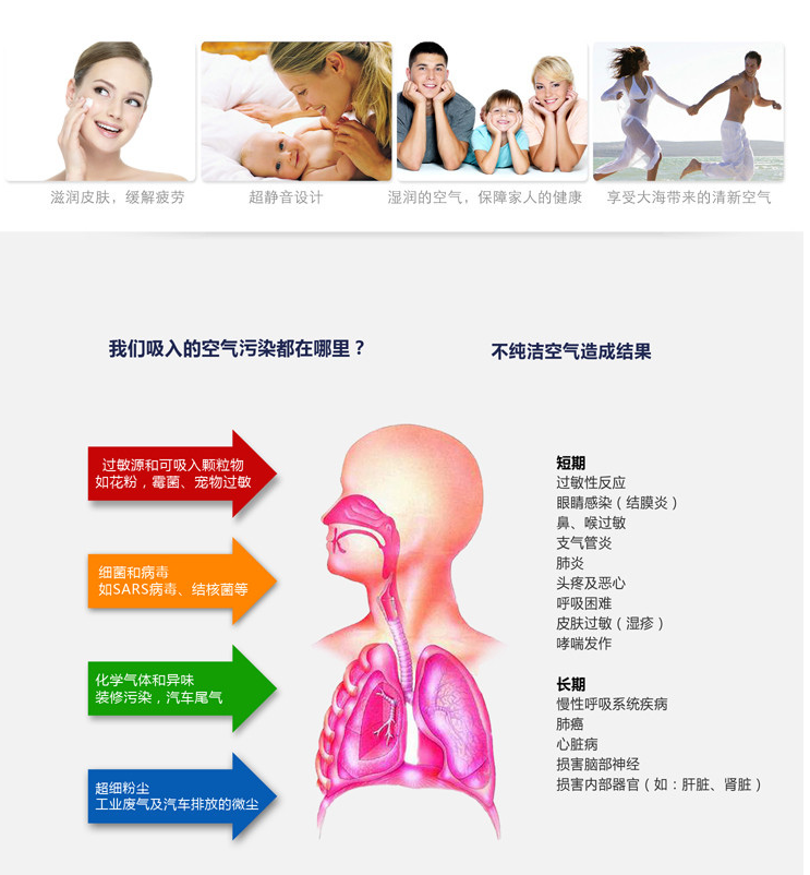 BONECO/博瑞客水洗加湿空气净化器办公室家用除甲醛除烟尘无耗材1355A