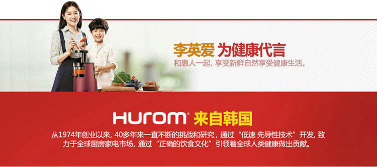 惠人/HUROM 韩国原汁机慢磨低速榨汁机家用多功能果汁机TH-600r