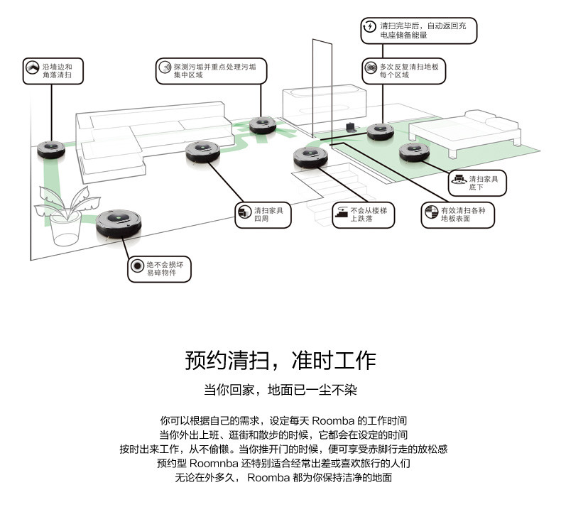 IROBOT 美国艾罗伯特 智能扫地机器人 Roomba861 吸尘器