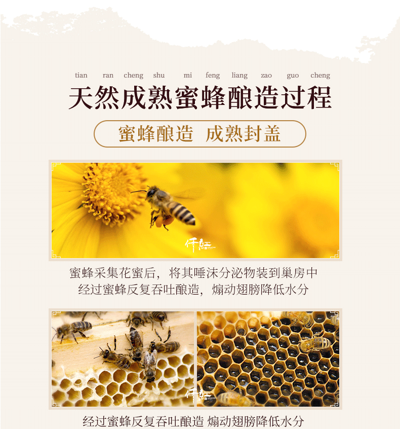 千红 【江山邮政】江山千红蜂巢蜜500g