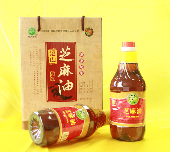 楚天碧玉 纯正芝麻油 0.9L*2瓶