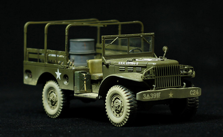 【指文模型】二战美军WC51 4×4 3/4t卡车（免费定制铭牌内容）