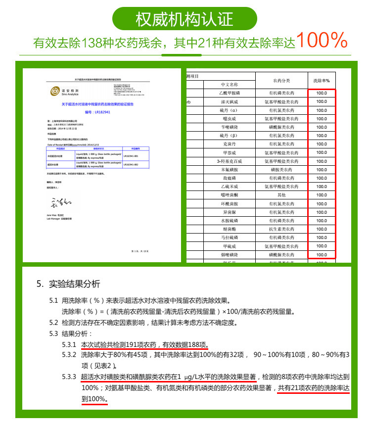 超活水+ 果蔬清洁剂去农残 3瓶组合装