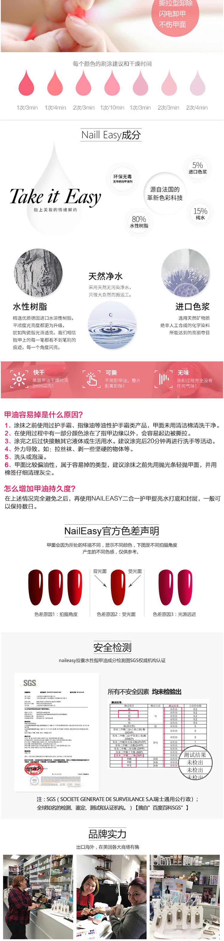 NAILEASY 水性胶囊甲油——铅笔盒款