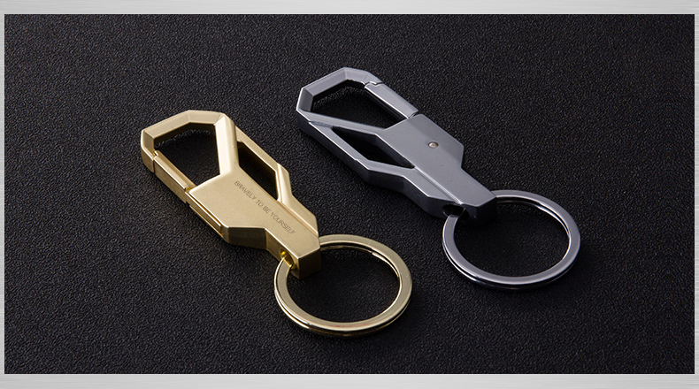 男士腰挂钥匙扣创意汽车钥匙圈女钥匙链金属挂件礼品