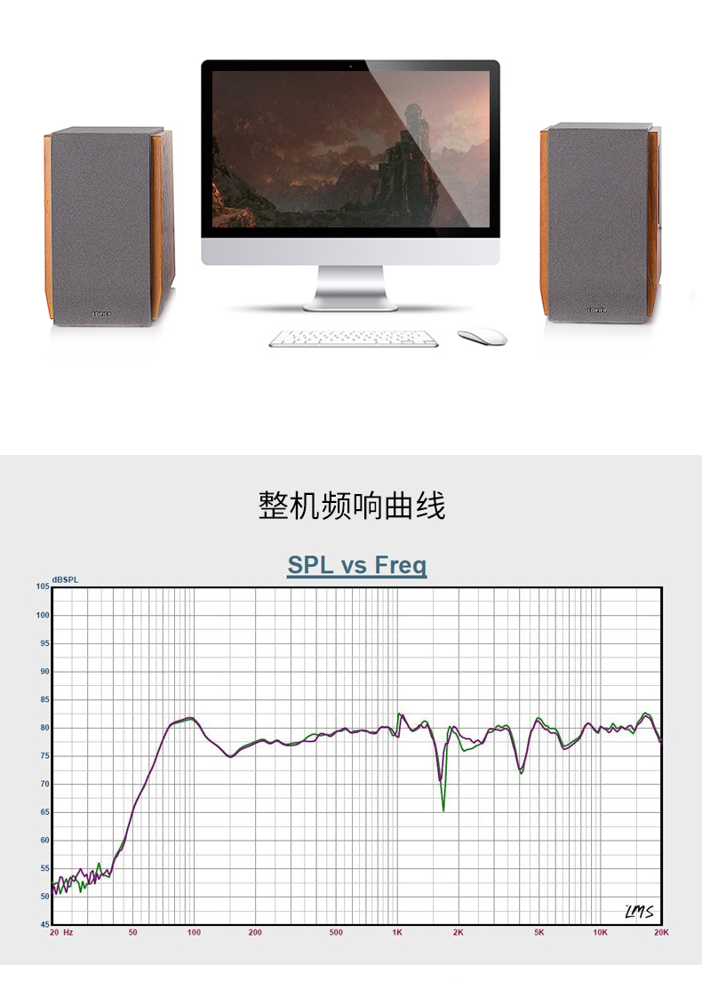 Edifier/漫步者 R1600TIII多媒体笔记本音箱2.0木质低音电脑音响