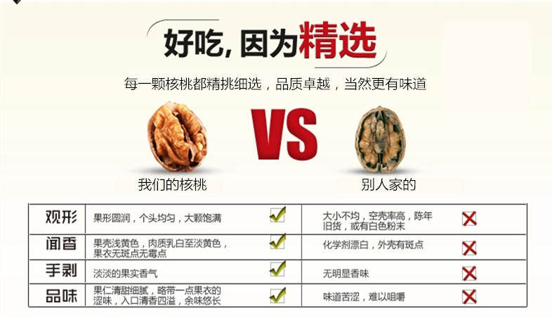 林州特产红旗渠薄皮核桃补脑孕妇零食坚果山核桃长寿果干果原味