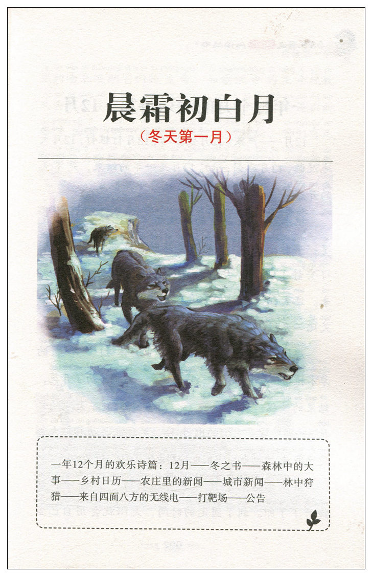 【任选3本18.9元】小书虫 班主任推荐 森林报冬(彩图注音版) 小学生语文新课标丛书