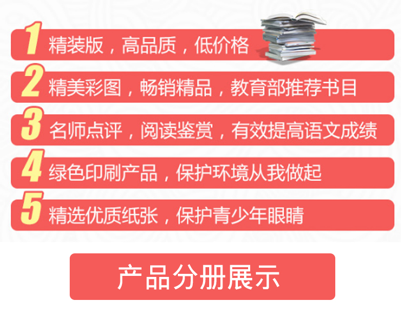 正版 学生版 四大名著 三国演义 水浒传 西游记 红楼梦 青少版 中国古典四大文学名著全套装