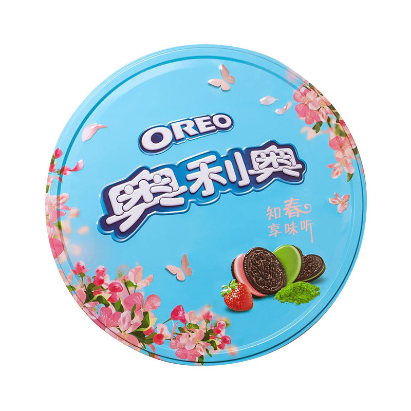 【湘西馆】奥利奥夹心原味+巧克力味礼听388g/罐