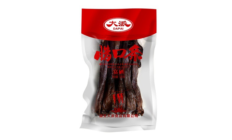 大派  高山土猪 猪舌 原味 烟熏肉 500g/袋