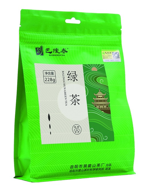【岳阳馆】巴陵春 茶叶绿茶浓香型228g袋装 嫩芽绿茶