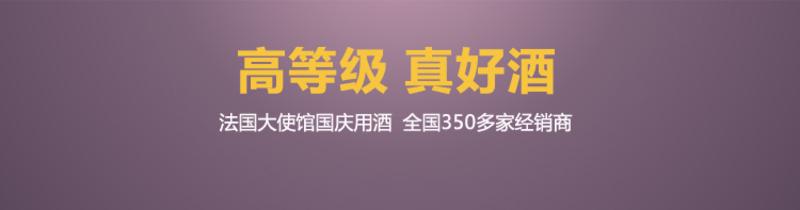 欧啦 法国恒尊酒神波尔多187ml红酒AOC干红葡萄酒6支手提礼盒装包邮