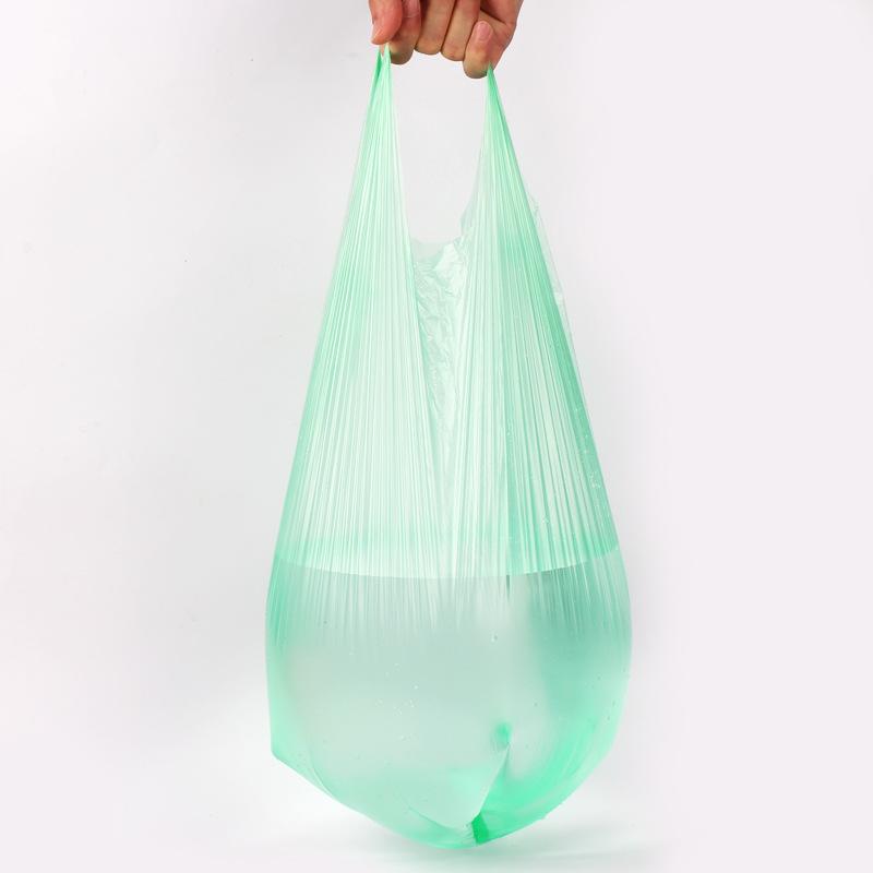 XLX彩色50*60背心手提式大垃圾袋 一次性家用垃圾袋
