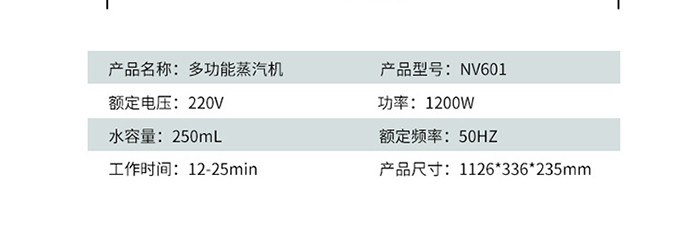 美克斯（MKS）多功能蒸汽拖把 NV601