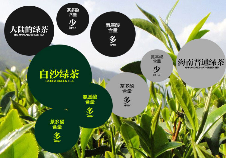 【海南白沙馆】海南白沙碧沙鸥绿茶 50g 牛皮袋装