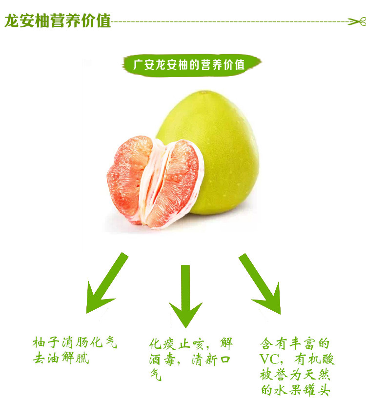 农家自产 广安龙安柚 精品果 （2个装）