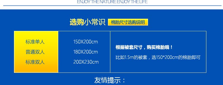 戈壁棉业 新疆棉被 无网被4斤 长绒棉花被芯棉胎褥子垫被春秋加厚冬被