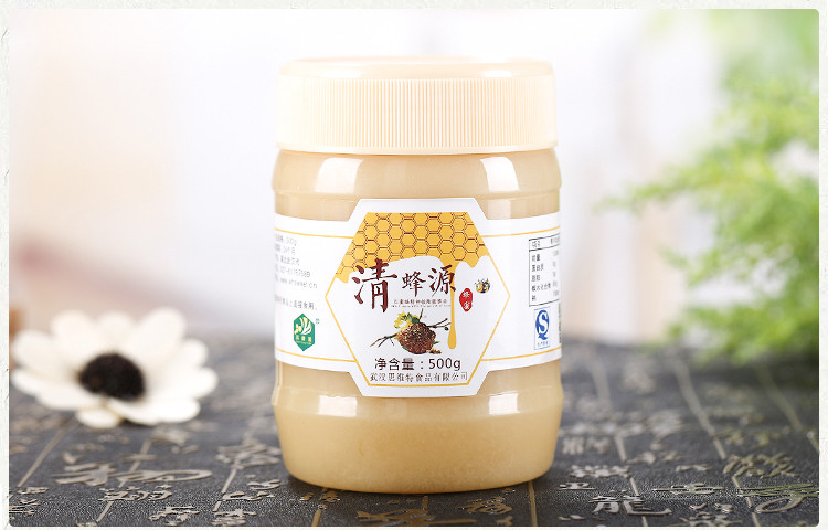 清蜂源 出口品牌 优选东北黑蜂天然蜂农蜜 椴树蜂蜜500g