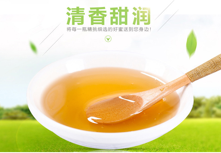 清蜂源 出口品牌 深山天然蜂蜜 优选荆条蜂蜜500g