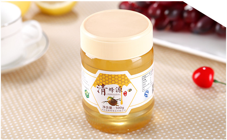 清蜂源 出口品牌 深山天然蜂蜜 优选延安洋槐蜂蜜500g