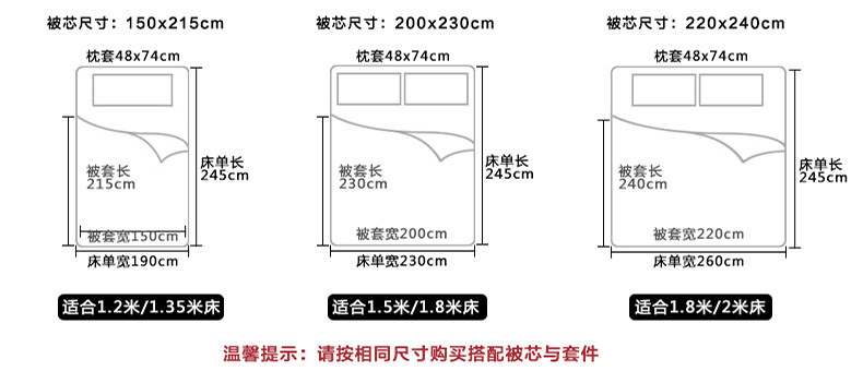 采馨家纺 床上用品儿童卡通全棉四件套纯棉被套1.5m1.8m 念念不忘