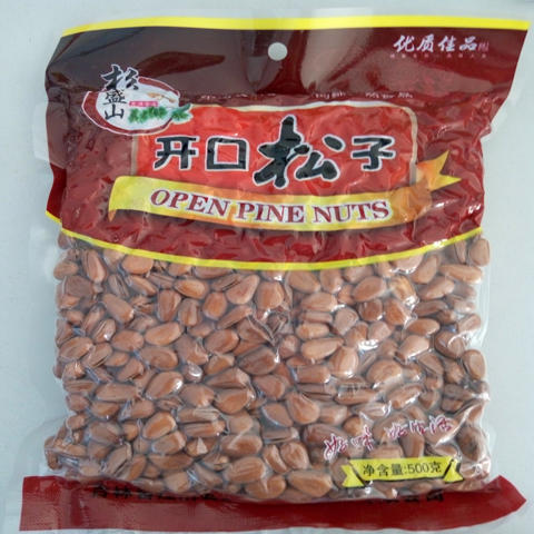 【延边馆】鑫青水 杉盛山开口松子 500g