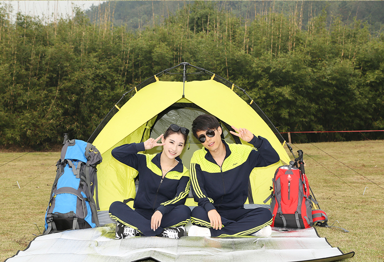 艾米娅 全自动帐篷户外双层3-4人套装装备防雨 野外登山钓鱼露营