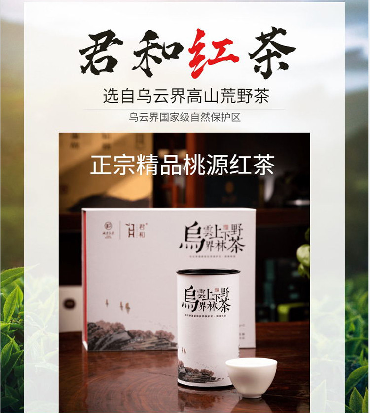 中国邮政 【常德振兴馆】常德乌云界上林下野茶80g*2
