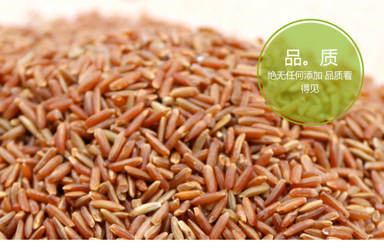 明记在心 红大米农家自产红米五谷杂粮玄米红色大米500g