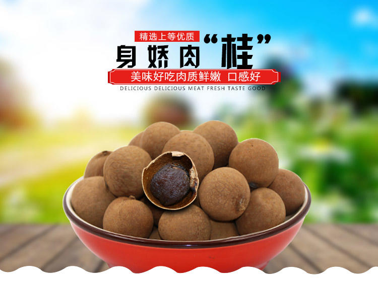 明记在心 福建莆田特产新货桂圆干龙眼干 龙眼肉干货500g