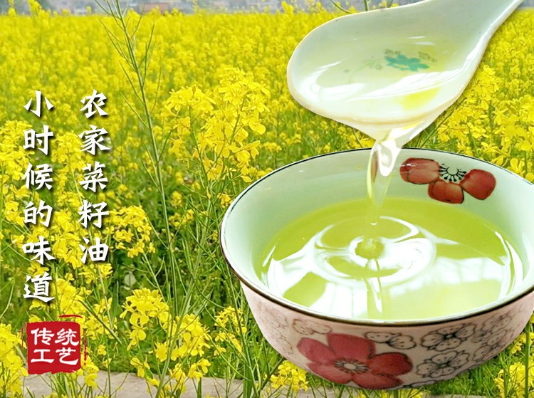 消费扶贫（桃江）港康纯正菜籽油4.5L