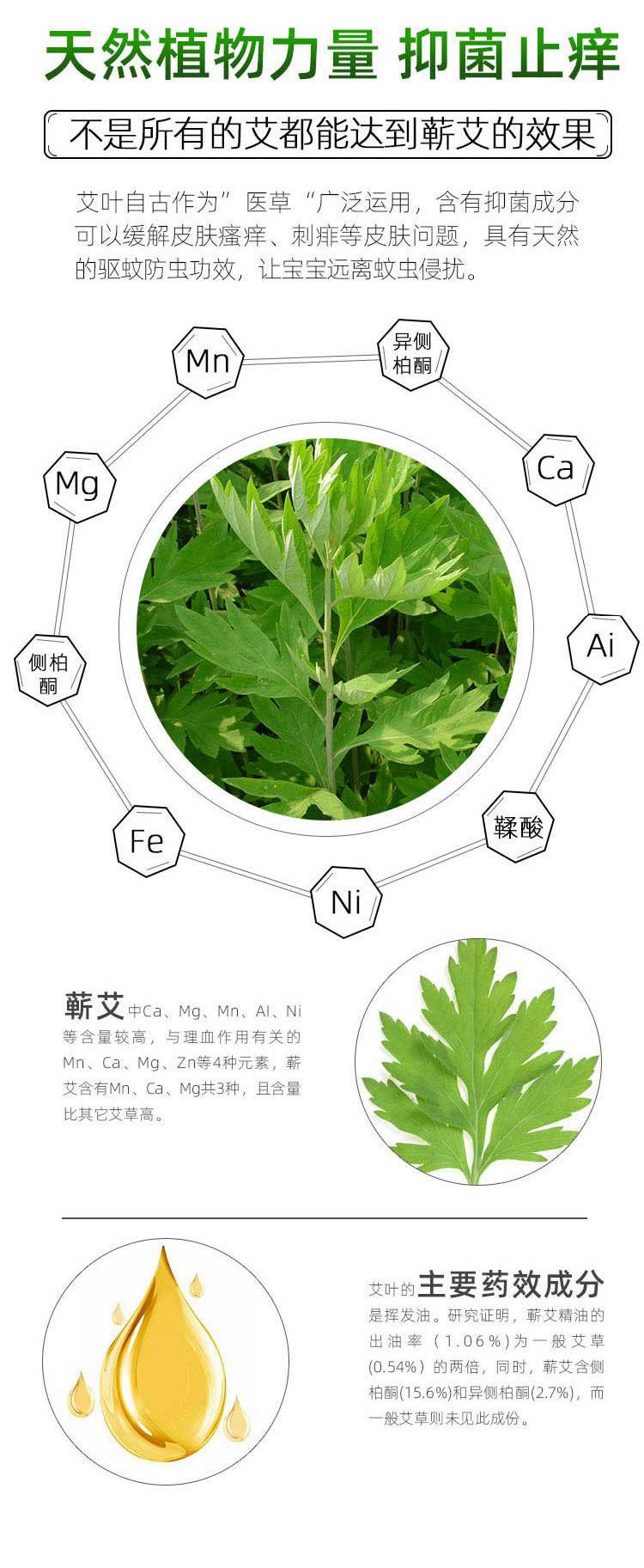 【黄冈振兴馆】一世缘 蕲艾抗菌喷剂50ml杀菌止痒抗氧化1元秒杀