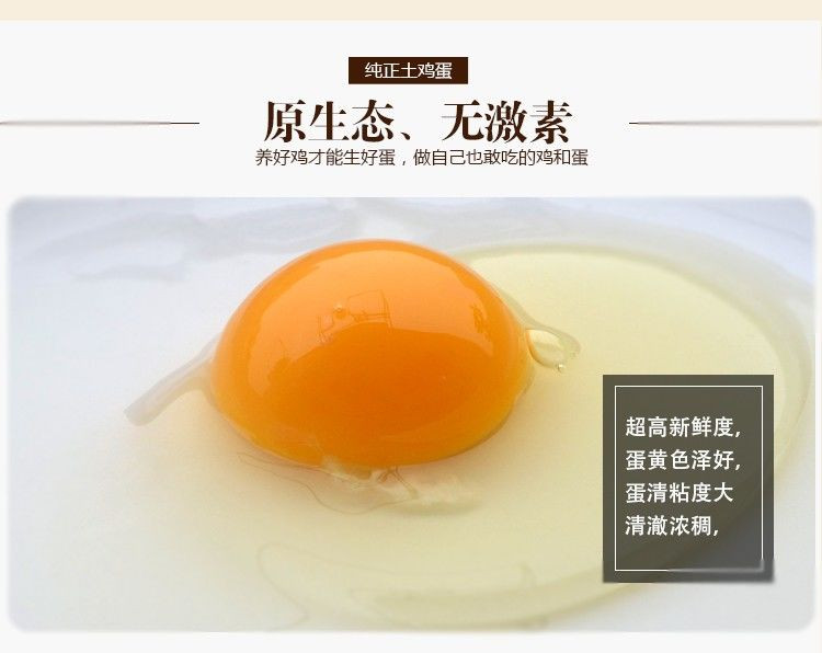 咸宁咸安林地散养新鲜绿壳土鸡蛋40枚47.8元包邮