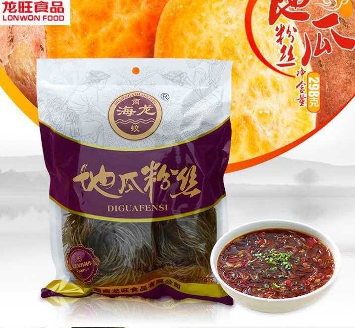 商海蛟龙 红薯粉丝298g*3 火锅早餐麻辣烫必备  厂家直销可批发