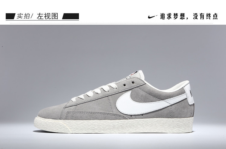 Nike/耐克女鞋Blazer低帮开拓者板鞋轻便女鞋透气情侣休闲运动鞋 488060