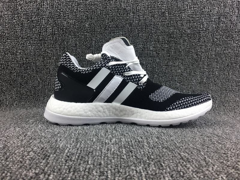 Adidas Y-3 Pure boost Y3 黑蓝 男子运动休闲潮流跑步鞋 BY8955