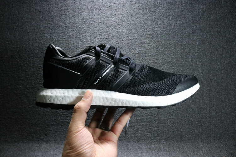 Adidas Y-3 Pure boost Y3 黑蓝 男子运动休闲潮流跑步鞋 BY8955