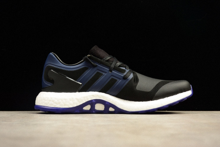 Adidas Y-3 Pure boost Y3 黑蓝 男子运动休闲潮流跑步鞋 BY8955