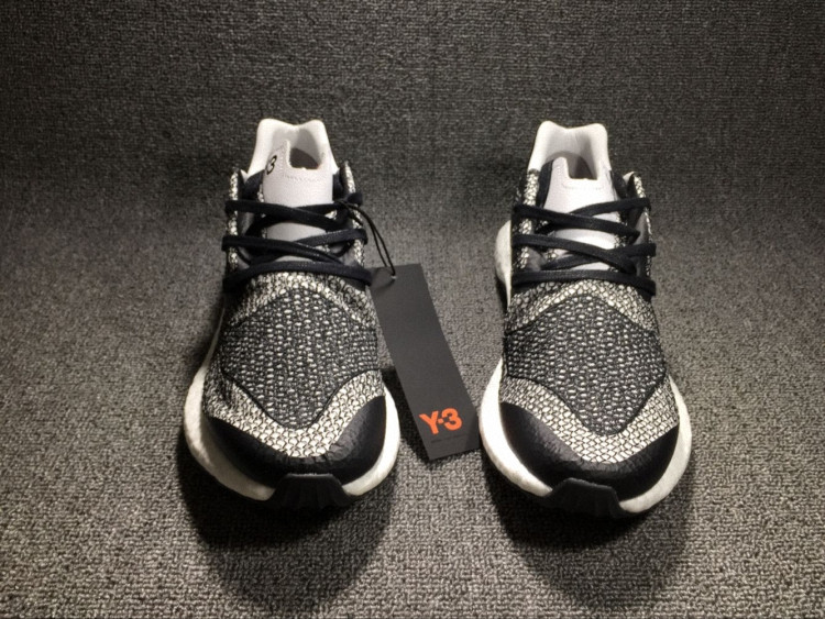 Adidas Y-3 Pure boost Y3 黑蓝 男子运动休闲潮流跑步鞋 BY8955