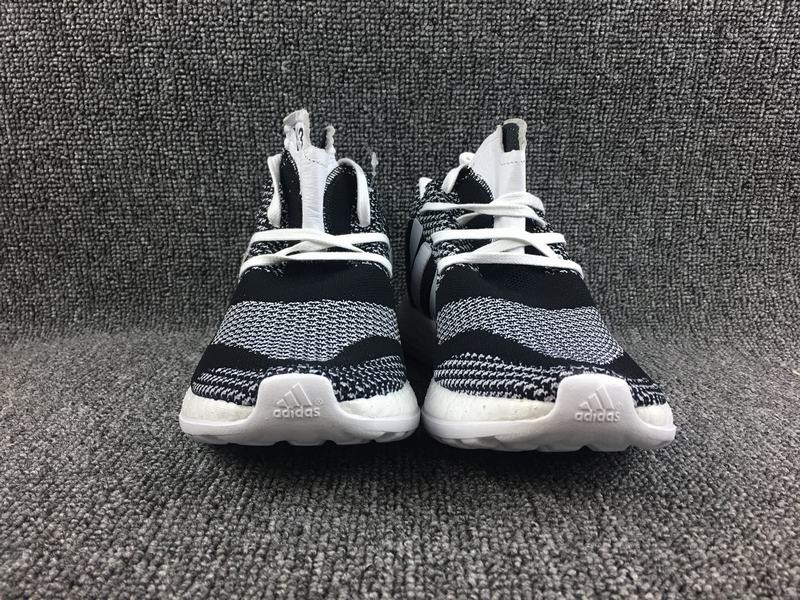 Adidas Y-3 Pure boost Y3 黑蓝 男子运动休闲潮流跑步鞋 BY8955