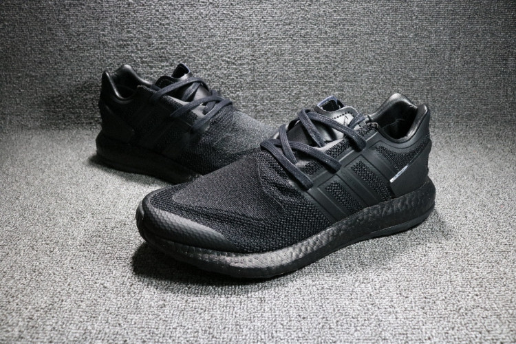 Adidas Y-3 Pure boost Y3 黑蓝 男子运动休闲潮流跑步鞋 BY8955