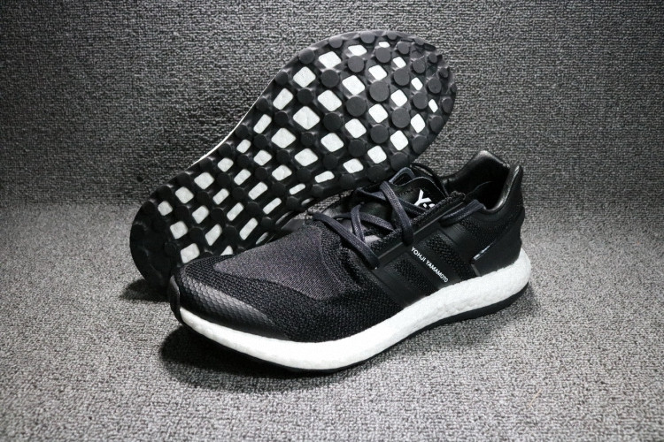 Adidas Y-3 Pure boost Y3 黑蓝 男子运动休闲潮流跑步鞋 BY8955