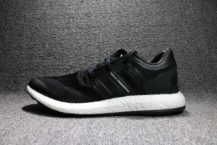 Adidas Y-3 Pure boost Y3 黑蓝 男子运动休闲潮流跑步鞋 BY8955