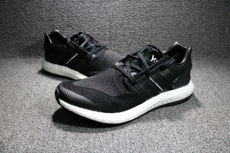 Adidas Y-3 Pure boost Y3 黑蓝 男子运动休闲潮流跑步鞋 BY8955