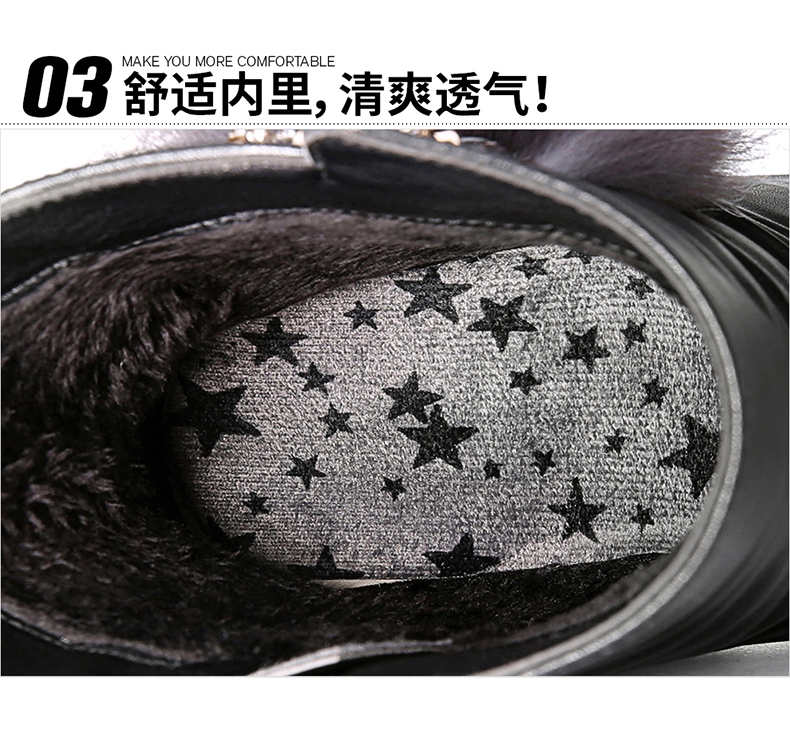 莫蕾蔻蕾6D650马丁靴女新款韩版百搭时尚深口平底加绒防水台圆头英伦风短靴