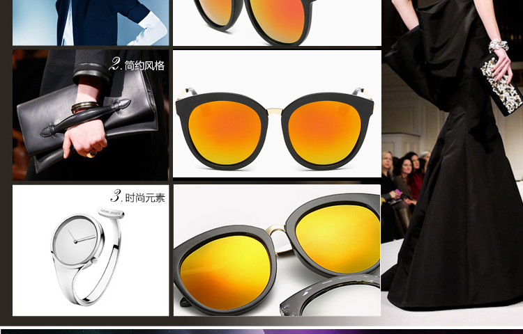 赛岙易和 时尚女士太阳眼镜 新款偏光开车驾驶蛤蟆镜墨镜8626